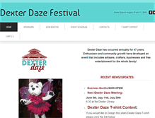 Tablet Screenshot of dexterdaze.org